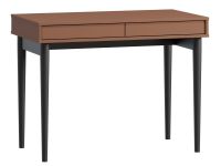 Письменный стол Эльси 100x55 Терракотовый/Черный