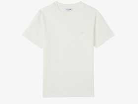 Мужская хлопковая футболка Lacoste стандартного кроя