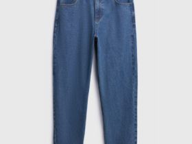 Свободные джинсы Bow, Синий