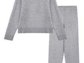 Комплект трикотажный для девочек: джемпер, брюки