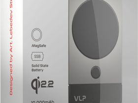 Портативное зарядное устройство VLP Neo Phantom Qi2.2 / MagSafe 10 000 мАч Серый