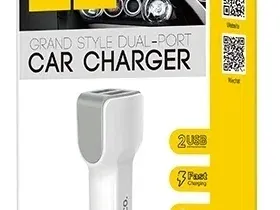 Автомобильное зарядное устройство Hoco Z23 grand style 2хUSB/кабель USB- Micro-USB 12W (белый)