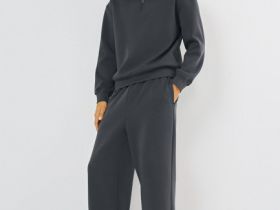 Брюки с эластичным поясом, Серый