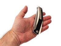 Складной нож TuoTown Xomao, сталь T10S, рукоять Black/White G10