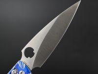 Складной нож Daggerr Sting Slim Gzhel, сталь VG-10, рукоять G10