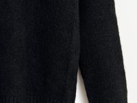 Вязаное худи прямого силуэта