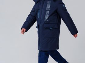 Пальто текстильное с полиуретановым покрытием для мальчиков