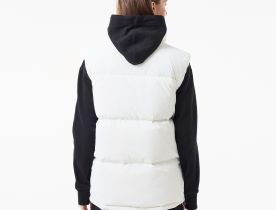 Женский утеплённый жилет Lacoste с капюшоном