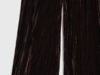 Широкие бархатные брюки, Коричневый