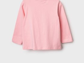 Джемпер детский трикотажный для девочек (футболка с длинными рукавами)