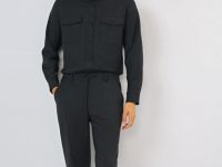 Брюки из смесовой шерсти, Серый