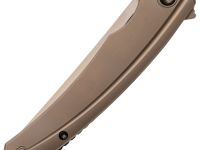 Складной нож TUOTOWN Saira Stonewash, сталь T14N, рукоять Grey Ti