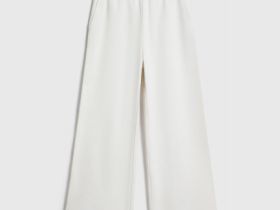 Базовые широкие брюки, Бежевый