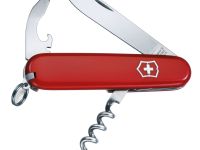 Нож перочинный Victorinox Waiter, сталь X55CrMo14, рукоять Cellidor®, красный, 9 функций, 84мм
