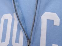 Толстовка на молнии для девочек, Голубой