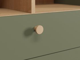 Стеллаж Торвалль 2-80x153 Оливковый
