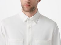 Рубашка с коротким рукавом, Белый