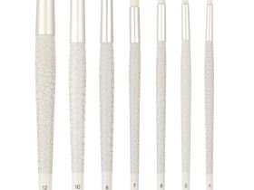 Кисть синтетика №8 круглая Pinax "WHITE TAKLON 314"