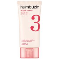 Солнцезащитная тонирующая сыворотка numbuzin No.3 No Filter Tone-Up Sun Serum SPF50+ PA++++ 01 Blur