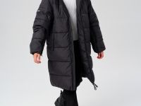 Пальто текстильное с полиуретановым покрытием для девочек