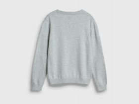 Вязаный джемпер для мальчиков, Серый