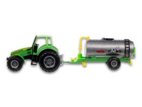 99824W Игрушечная машинка Welly Трактор с цистерной