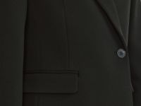 Приталенный жакет, Черный