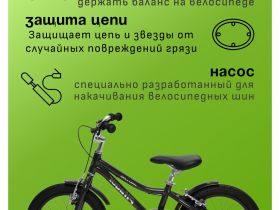 Детский велосипед Pifagor Pro Line 16, год 2024, цвет Черный