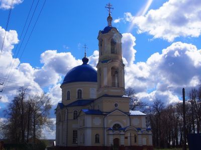 Церковь Успения, 1834 г., 1872 г., архитекторы Федоров, Колокольников