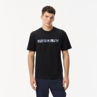 Мужская хлопковая футболка Lacoste свободного кроя