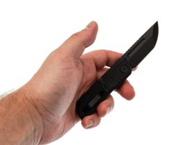 Складной нож Maxace Capsule-2, сталь 10CR15COMOV, рукоять G10, черный