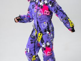 Комбинезон текстильный с полиуретановым покрытием для девочек