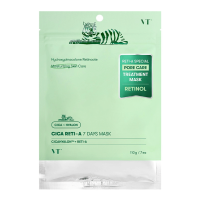 Набор масок для сужения пор с ретинолом VT Cosmetics Cica Reti-A Mask 7 шт.