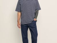 Оверсайз футболка в полоску