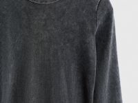 Лонгслив в рубчик, Серый