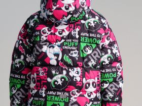 Куртка текстильная с полиуретановым покрытием для девочек