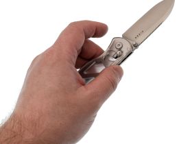Складной нож Kizer Drop Bear, сталь Nitro V, компактный EDC, рукоять акрил