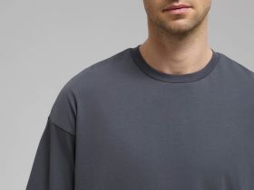 Футболка унисекс из хлопка оверсайз силуэта