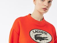 Женская толстовка Lacoste из смеси хлопка