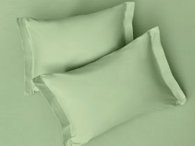 Комплект наволочек Smoke green с ушками