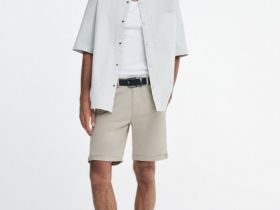 Рубашка с коротким рукавом, Белый