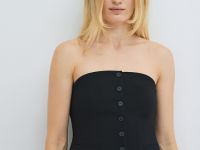 Топ-корсет, Черный