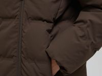 Длинный пуховик с натуральным пухом