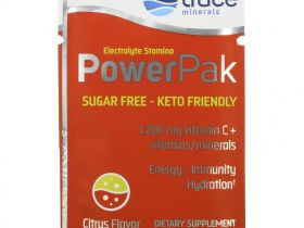 Trace Minerals ®, Electrolyte Stamina PowerPak, без сахара, цитрусовые, 30 пакетиков по 4,9 г (0,17 унции)