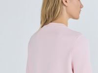 Кардиган с карманами и золотыми пуговицами, Розовый