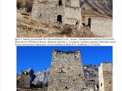 Башня полубоевая № 1 в квартале Богатыревых