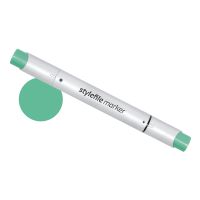 Маркер двухсторонний на спиртовой основе Stylefile Brush №640 зеленый мятный