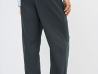 Брюки со складками O'STIN x Яндекс Книги, Серый