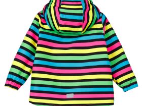 Куртка детская текстильная с полиуретановым покрытием для девочек (ветровка)