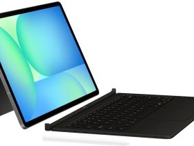 Чехол-клавиатура Samsung с тачпадом и клавишей AI Galaxy Tab S10 FE+ черный